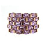 Genuine Pink Amethyst 3.50 ct Dinner Ring
