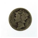 1928-D Mercury Silver Dime