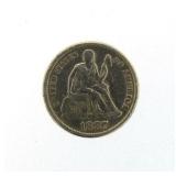 1887 Seated Liberty Silver Dime