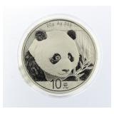 2018  Pure Silver China Panda 1 Ounce