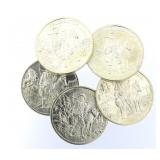 (5) .999 Pure Silver American Prospector Coin