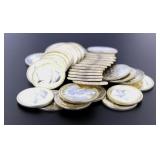 (40) BU Roll 1964 Silver Washington Quarters