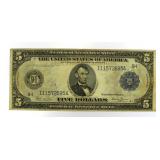 Series 1914 Large $5 Silver Certificate
