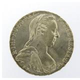 1780 Austria Maria Thaler Silver Restrike