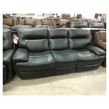 Top Grain Leather Coaster Reclining Sofa