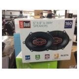 Dual 160 Watts 6x8 Speakers
