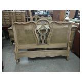 Full Size French Provincial Bed