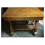 Antique Empire Oak Desk