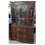 Antique Mahogany China Cabinet