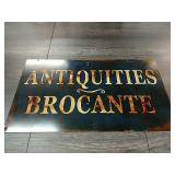 Metal Antiquities Dbl Sided Sign