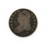 Early 1827 Capped Bust Silver Half Dollar