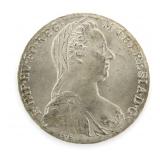 1780 Maria Theresa Silver Thaler Restrike