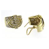 14kt Gold AMAZING 5.00 ct Diamond Earrings