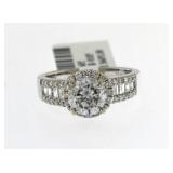 14kt Gold Round Brilliant 2.14 ct  Diamond Ring