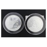 (2) .999 Pure Silver Don
