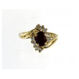 14kt Gold Natural 1.50 ct Ruby & Diamond Ring