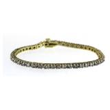 14kt Gold Brilliant 5.28 ct Diamond Bracelet