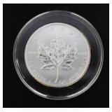2011 BU Canadian Maple Leaf Silver Argent Pur