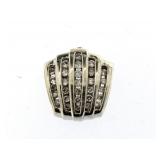 14kt Gold Elegant 1/2 ct Diamond Shell Pendant