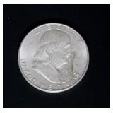1950-D BU Franklin Silver Half Dollar *Key Date