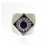Large Sapphire Designer Ring