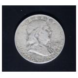 1953-D Franklin Silver Half Dollar