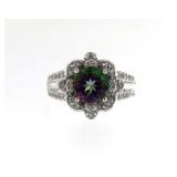 Round 2.50 ct Mystic Topaz Solitaire Ring