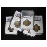 (5) NGC Cert PF69 Ultra Cameo Presidential Dollars