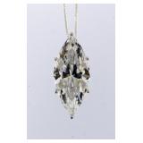 Brilliant 16.40 ct Fancy Marquise Pendant
