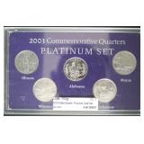 2003 State Quarter Platinum Clad Set