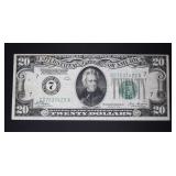 1928 Redeemable Gold - Green Seal $20 Bank Note