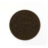 1864 Copper 2 Cent Piece