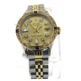 Ladies Oyster Datejust Rolex Watch w