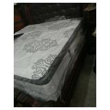 King Serta Huge Pillow Top Matt & Box