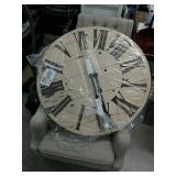 Rustic Board Wall Clock