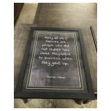 Thomas Edison Quote Print