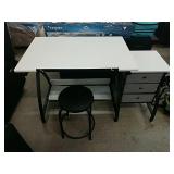 Drafting Desk With Stool