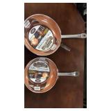 11" & 9" Copper Cookware