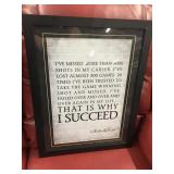 Michael Jordan Quote Print