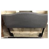 Queen or Full Charcoal Gray Headboard