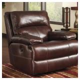 Ashley U990 LEATHER Swivel Rocking Recliner