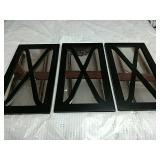 Accent Triple Panel Mirrors