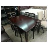 Ashley Cherry Table & 6 Chairs