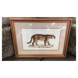 Hang Colored Gold Framed Print