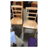 Natural Wood Dining Chairs