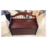 Lift Top Cherry Bench - Toy Chest