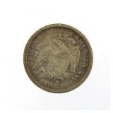 1877-S Seated Liberty Silver Quarter - Nice