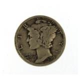 1918-D Mercury Silver Dime *Key Date
