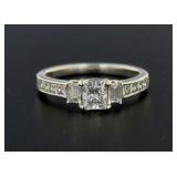 14kt Gold Radiant 1.25 ct Diamond Ring