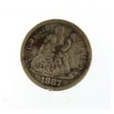 1889 Seated Liberty Silver Dime